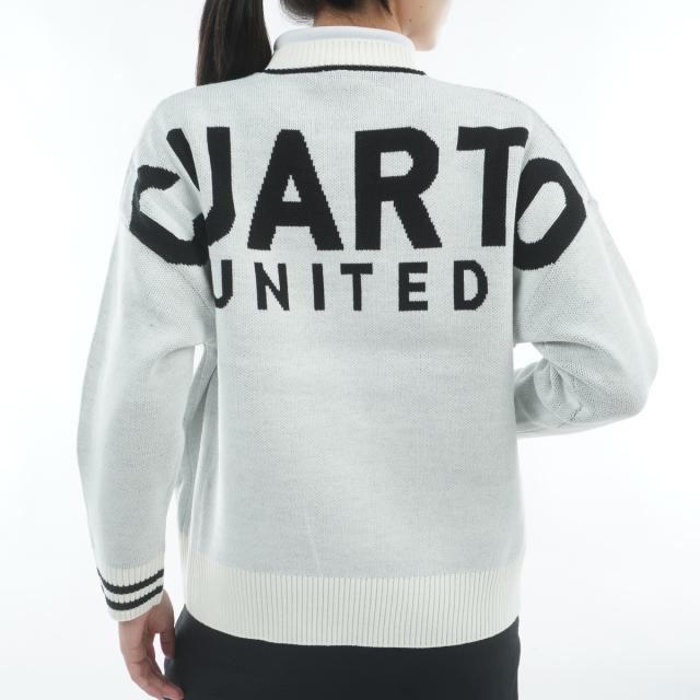 クアルトユナイテッド　CUARTO UNITED　ビッグロゴセーター　レディス_2