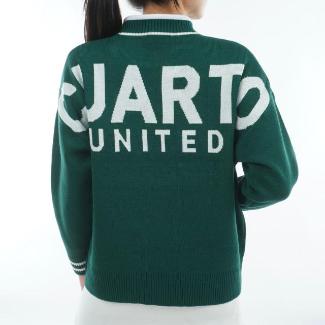クアルトユナイテッド　CUARTO UNITED　ビッグロゴセーター　レディス_6