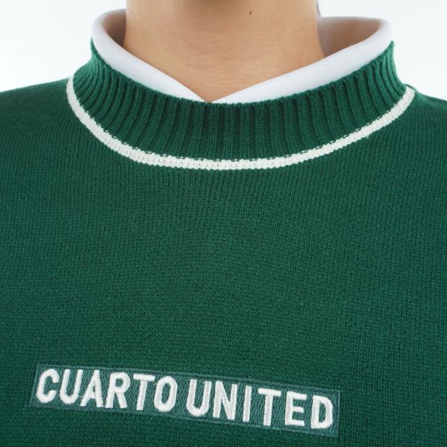 クアルトユナイテッド　CUARTO UNITED　ビッグロゴセーター　レディス_8