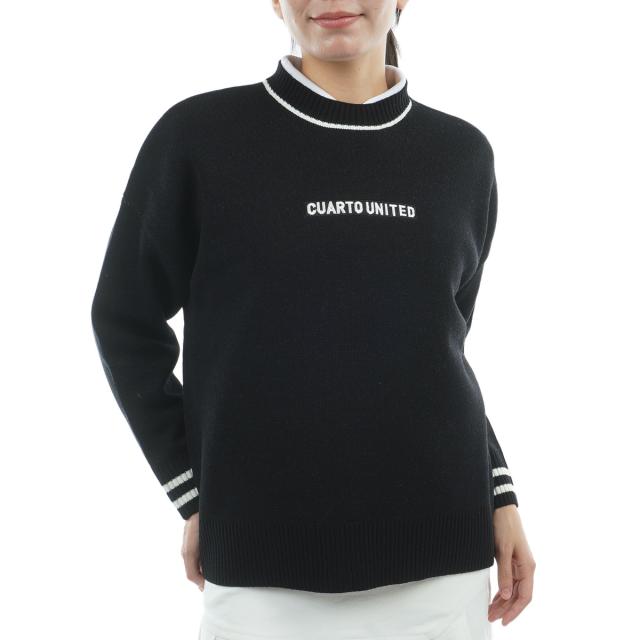 クアルトユナイテッド　CUARTO UNITED　ビッグロゴセーター　レディス_12