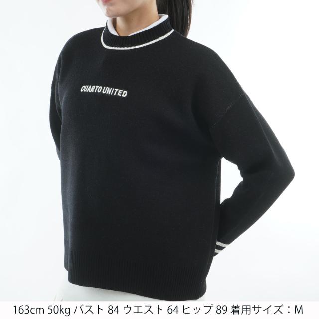 クアルトユナイテッド　CUARTO UNITED　ビッグロゴセーター　レディス_13