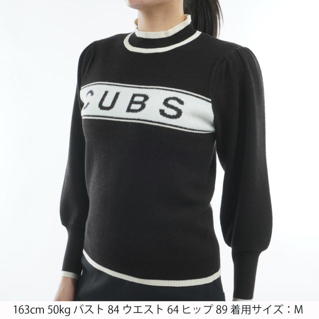 クアルトユナイテッド　CUARTO UNITED　防静電気 ロゴパフスリーブセーター　レディス_13