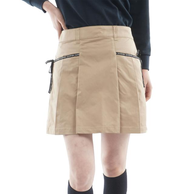 クアルトユナイテッド　CUARTO UNITED　リボンプリーツスカート　レディス