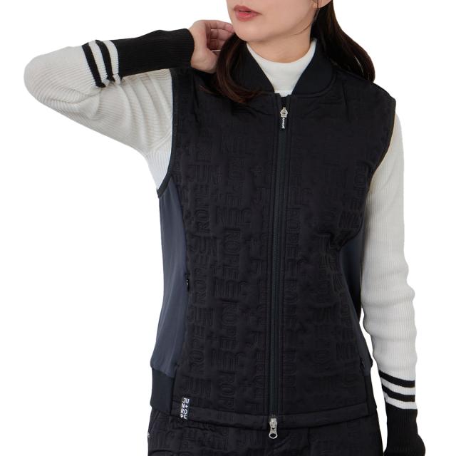 ジュン アンド ロペ　JUN & ROPE　ピンソニック中綿ベスト　レディス