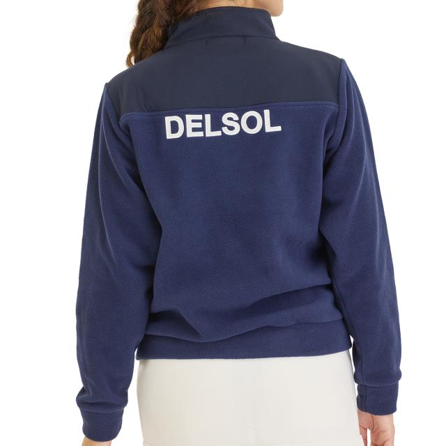 デルソルゴルフ　DELSOL GOLF　ハーフジップ フリースプルオーバー　レディス_3