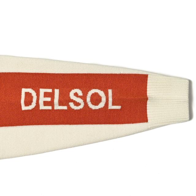 デルソルゴルフ DELSOL GOLF 配色ライン入りタートルネックセーター