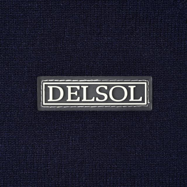 デルソルゴルフ　DELSOL GOLF　配色ライン入りタートルネックセーター　レディス_6