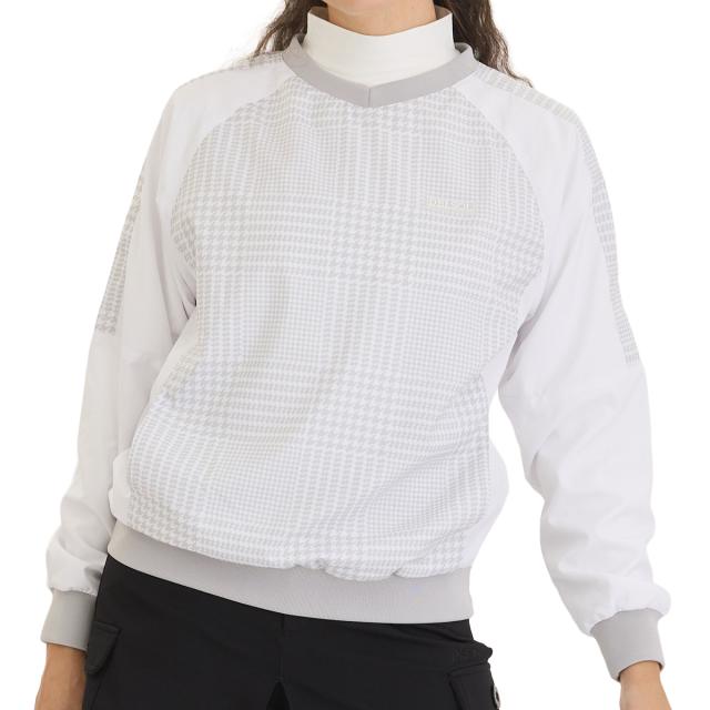 デルソルゴルフ DELSOL GOLF 裏メッシュ使い長袖プルオーバー レディス