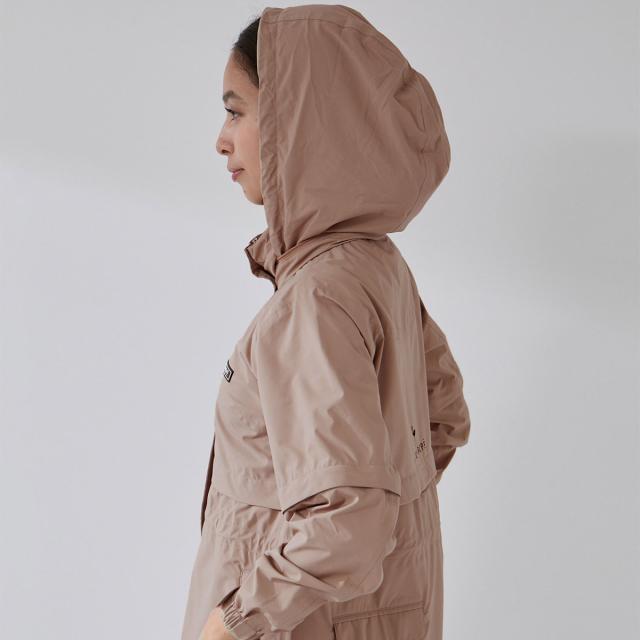 ジュン アンド ロペ JUN & ROPE ストレッチ 2WAY レインワンピース