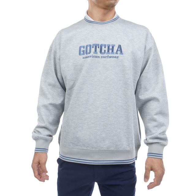 ガッチャゴルフ　GOTCHA GOLF　UVカット鹿の子ダンボールニットトレーナー_3