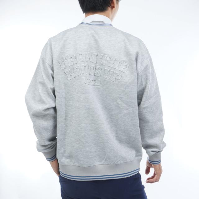 ガッチャゴルフ　GOTCHA GOLF　UVカット鹿の子ダンボールニットトレーナー_6