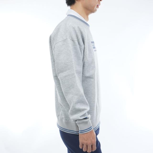 ガッチャゴルフ　GOTCHA GOLF　UVカット鹿の子ダンボールニットトレーナー_7