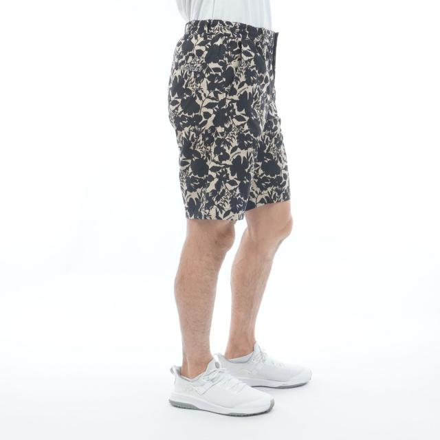 セント・アンドリュース　St ANDREWS　シャドーボタニカルプリント ストレッチショートパンツ_7
