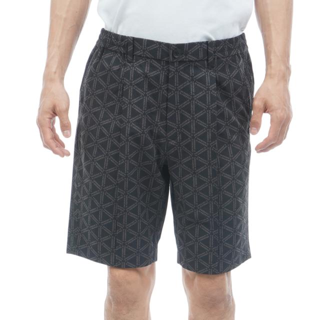 セント・アンドリュース　St ANDREWS　トライアングルロゴプリント ストレッチショートパンツ_12