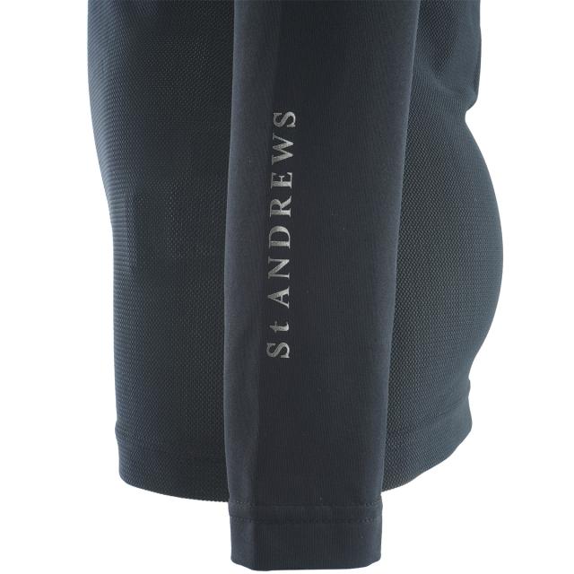 セント・アンドリュース　St ANDREWS　TWINCOT UV×メッシュ 長袖ハイネックインナーシャツ　レディス_4