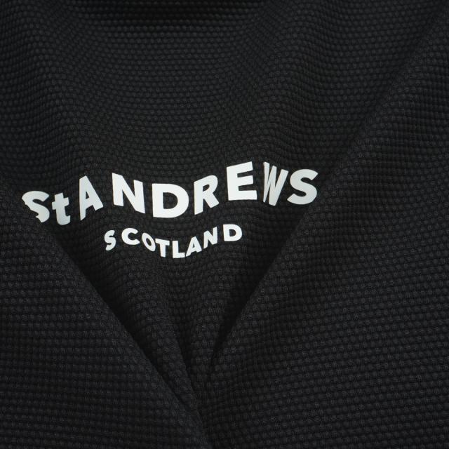 セント・アンドリュース　St ANDREWS　ポップコーンジャージ半袖ハイネックシャツ　レディス_7