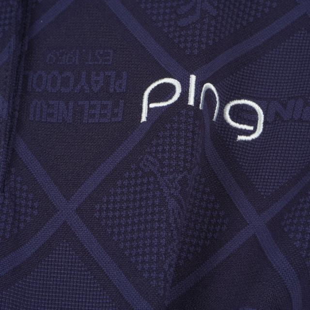ピン　PING　Mr.PINGジャカード リラックス半袖ポロシャツ　レディス_11