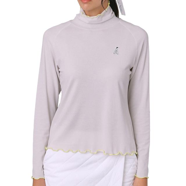 アダバットストリーム　ADABAT STREAM　ストレッチ サーモメローハイネック長袖Tシャツ　レディス