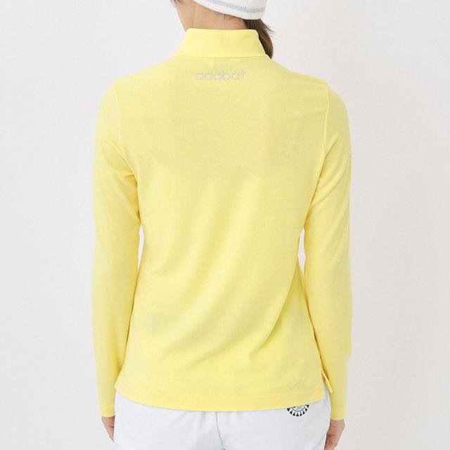 アダバット　adabat　吸湿発熱 ハーフジップモックネック長袖Tシャツ　レディス_2