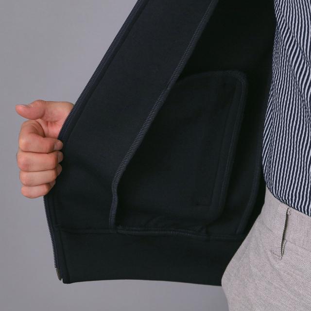 アダバットネイビー　ADABAT NAVY　ライトスムーストラックブルゾン_10