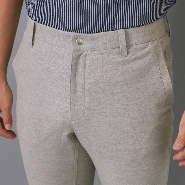 アダバットネイビー　ADABAT NAVY　ドビースウェード ストレッチパンツ_3