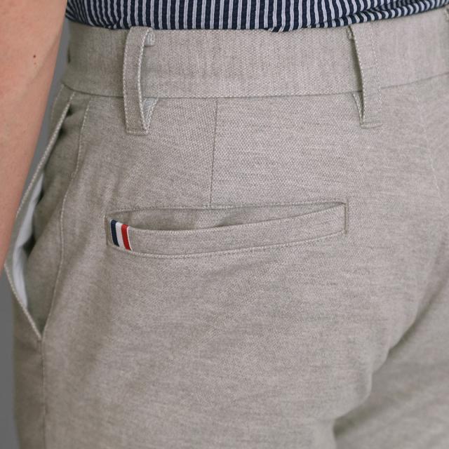 アダバットネイビー　ADABAT NAVY　ドビースウェード ストレッチパンツ_5