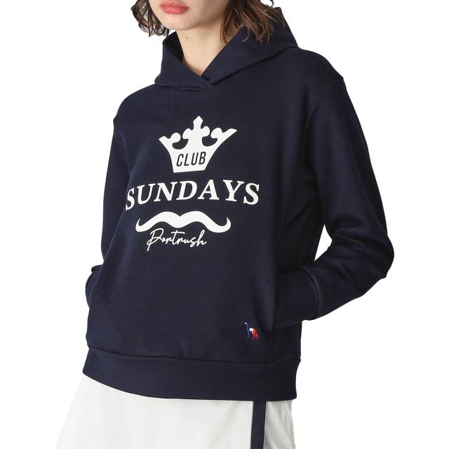 アダバットネイビー　ADABAT NAVY　ライトダンボールフーディー　レディス_10