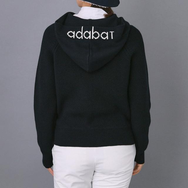 アダバットネイビー　ADABAT NAVY　フーディーセーター　レディス_2