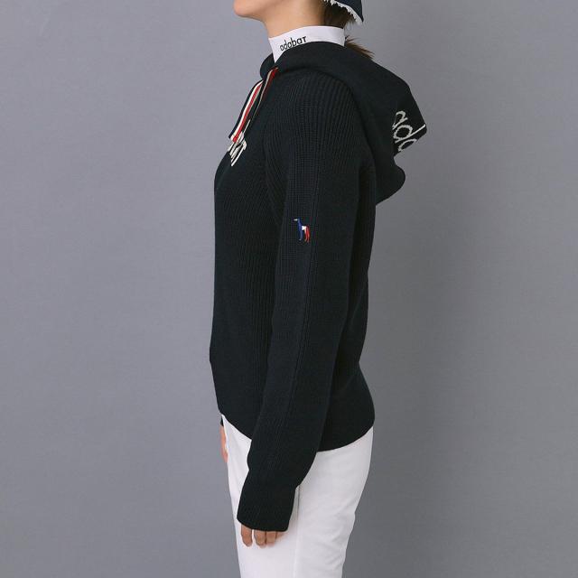 アダバットネイビー　ADABAT NAVY　フーディーセーター　レディス_3