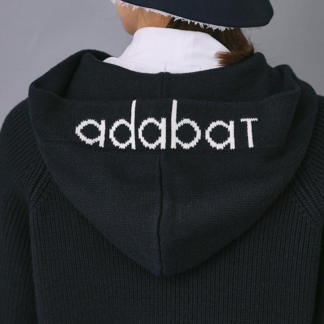 アダバットネイビー　ADABAT NAVY　フーディーセーター　レディス_5