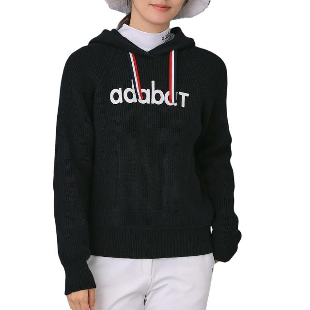 アダバットネイビー　ADABAT NAVY　フーディーセーター　レディス_11