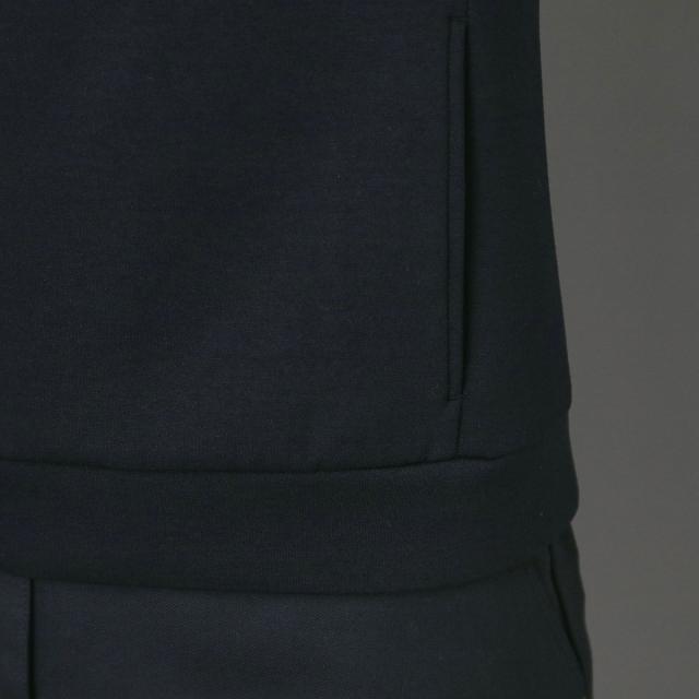 アダバットネイビー　ADABAT NAVY　ストレッチ ライトスムースジップブルゾン　レディス_6