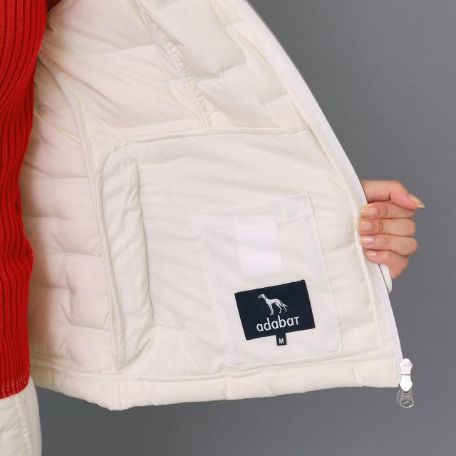 アダバットネイビー　ADABAT NAVY　ストレッチ 2WAYダウンジャケット　レディス_11