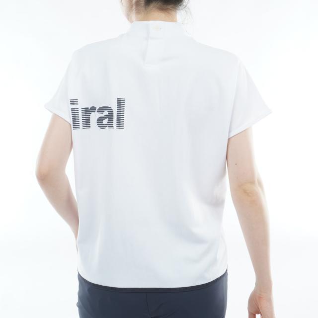 アドミラル　Admiral　ストレッチ ドライ鹿の子 モックネック半袖シャツ　レディス_2