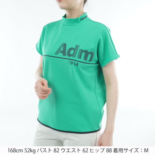 アドミラル　Admiral　ストレッチ ドライ鹿の子 モックネック半袖シャツ　レディス_7