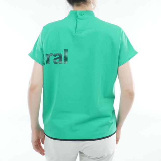 アドミラル　Admiral　ストレッチ ドライ鹿の子 モックネック半袖シャツ　レディス_8