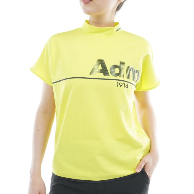アドミラル　Admiral　ストレッチ ドライ鹿の子 モックネック半袖シャツ　レディス_9