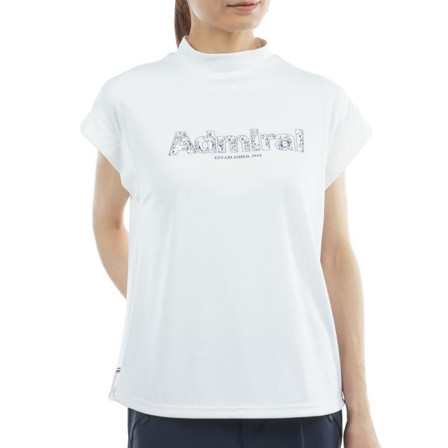 アドミラル Admiral カラタッチプラス リーフロゴモックネック半袖プルオーバー レディス