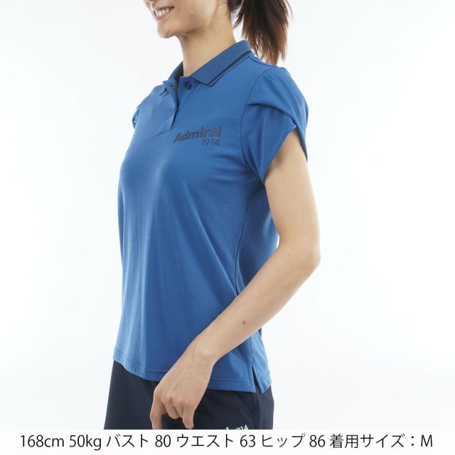 アドミラル　Admiral　カラタッチプラス フレンチスリーブポロシャツ　レディス_10