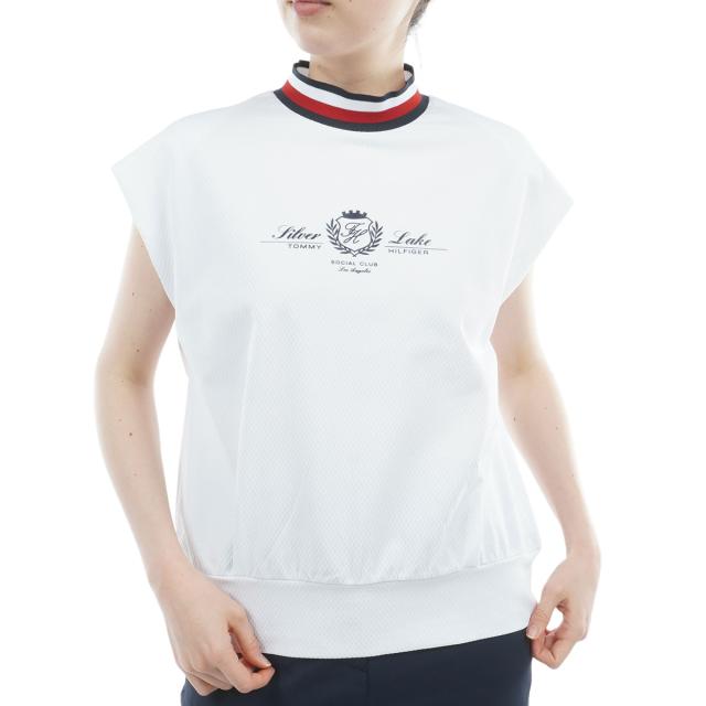 トミー ヒルフィガー ゴルフ TOMMY HILFIGER GOLF フレンチコクーン モックネック半袖プルオーバー レディス
