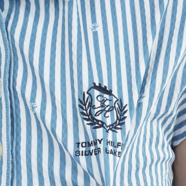 トミー ヒルフィガー ゴルフ　TOMMY HILFIGER GOLF　ラウンドヘム フレンチ半袖ポロシャツ　レディス_14