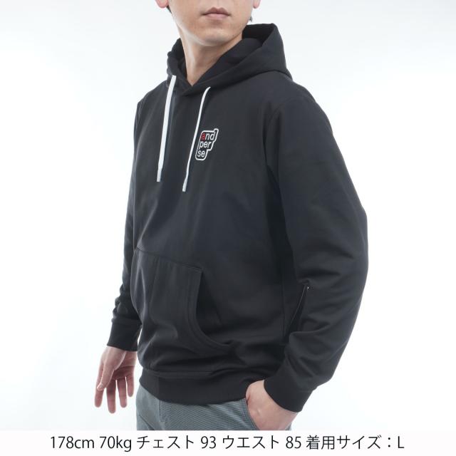 アンパスィ　and per se　ストレッチ チュッパチャプス スウェット長袖プルパーカー_4