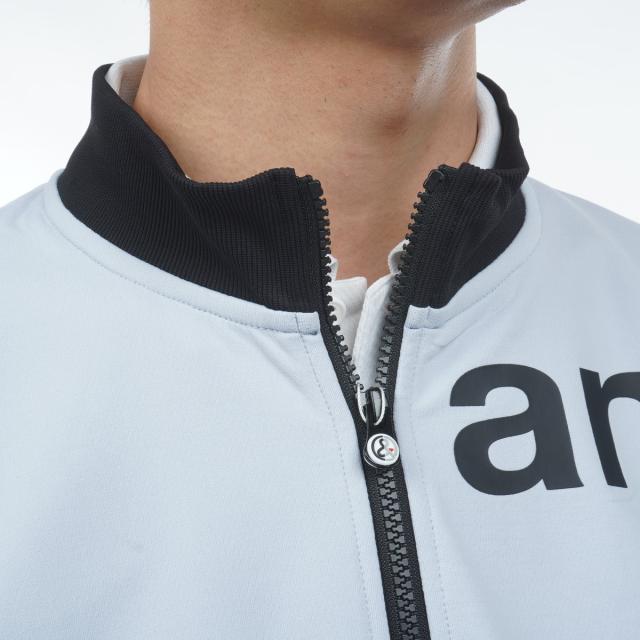 アンパスィ　and per se　ストレッチ ショットスムーザースウェット フルジップブルゾン_12