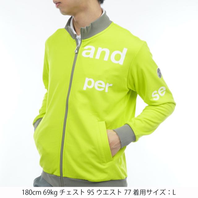 アンパスィ　and per se　ストレッチ ショットスムーザースウェット フルジップブルゾン_17