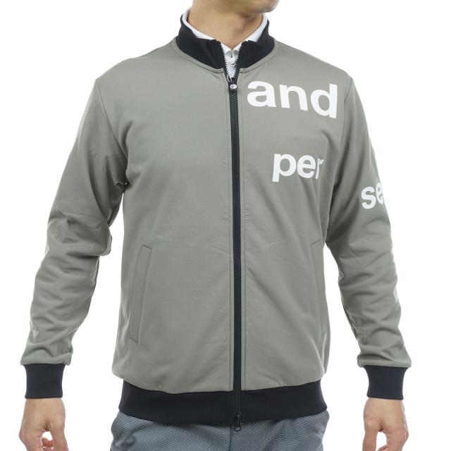 アンパスィ　and per se　ストレッチ ショットスムーザースウェット フルジップブルゾン_19