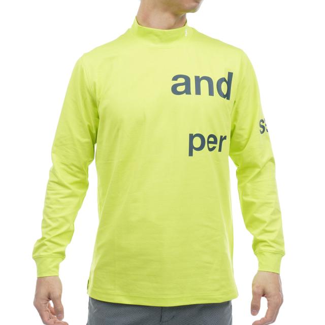 アンパスィ　and per se　ストレッチ リファインドライ ハイネック長袖シャツ_15