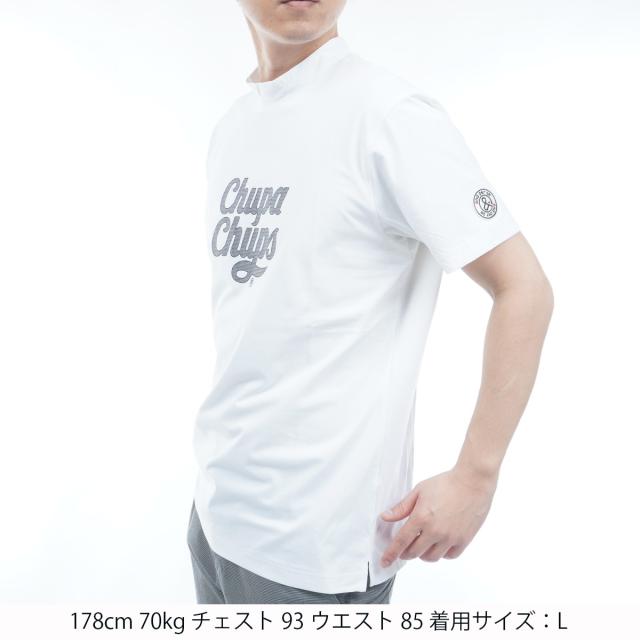 アンパスィ and per se ストレッチ チュッパチャプス モックネック半袖