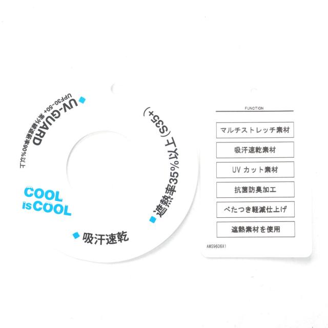 アンパスィ　and per se　ストレッチ COOL is COOL プリンテッド半袖ポロシャツ_11