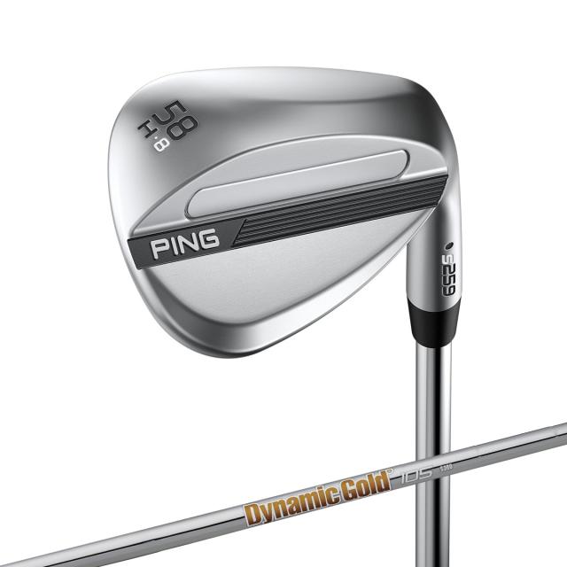 ピン　PING　s259 Hグラインド ウェッジ ダイナミックゴールド 105　シャフト：ダイナミックゴールド 105