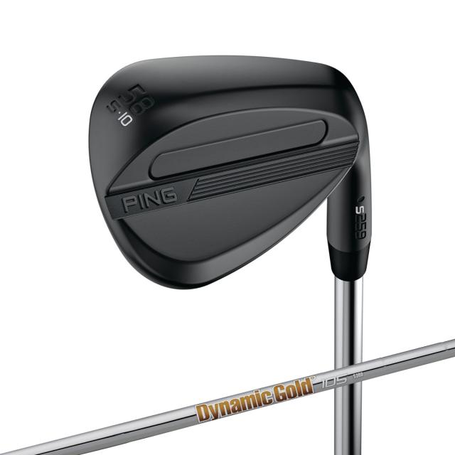 ピン　PING　s259 Sグラインド ミッドナイト ウェッジ ダイナミックゴールド 105　シャフト：ダイナミックゴールド 105　レフティ